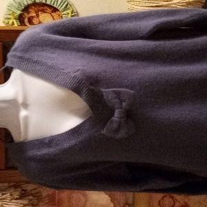 VintageBlue-Gray Super SOFT Angora Rabbit Hair/Silk/Lambswool Sweater& Skirt Set